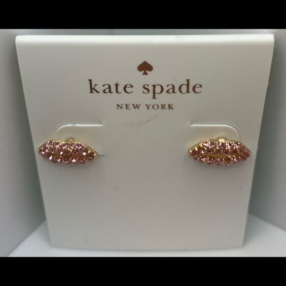 Kate Spade Pave Lip Studs - Picture 3 of 7